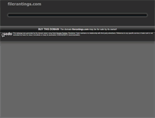 Tablet Screenshot of filerantings.com